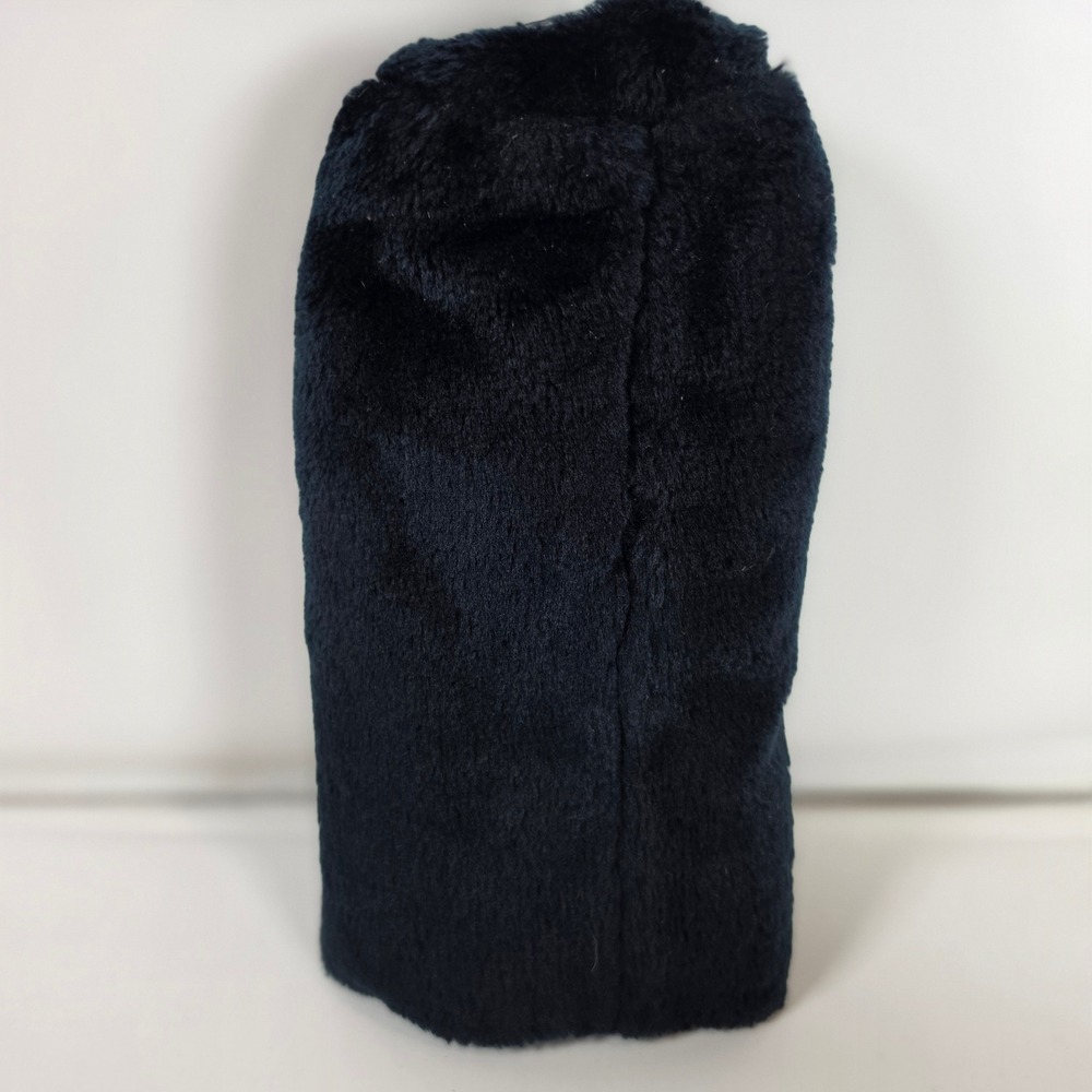 Wilson Golf Club Head Cover X Black Plush Fuzzy Fur Fairway Wood Hybrid Replace - Picture 3 of 7